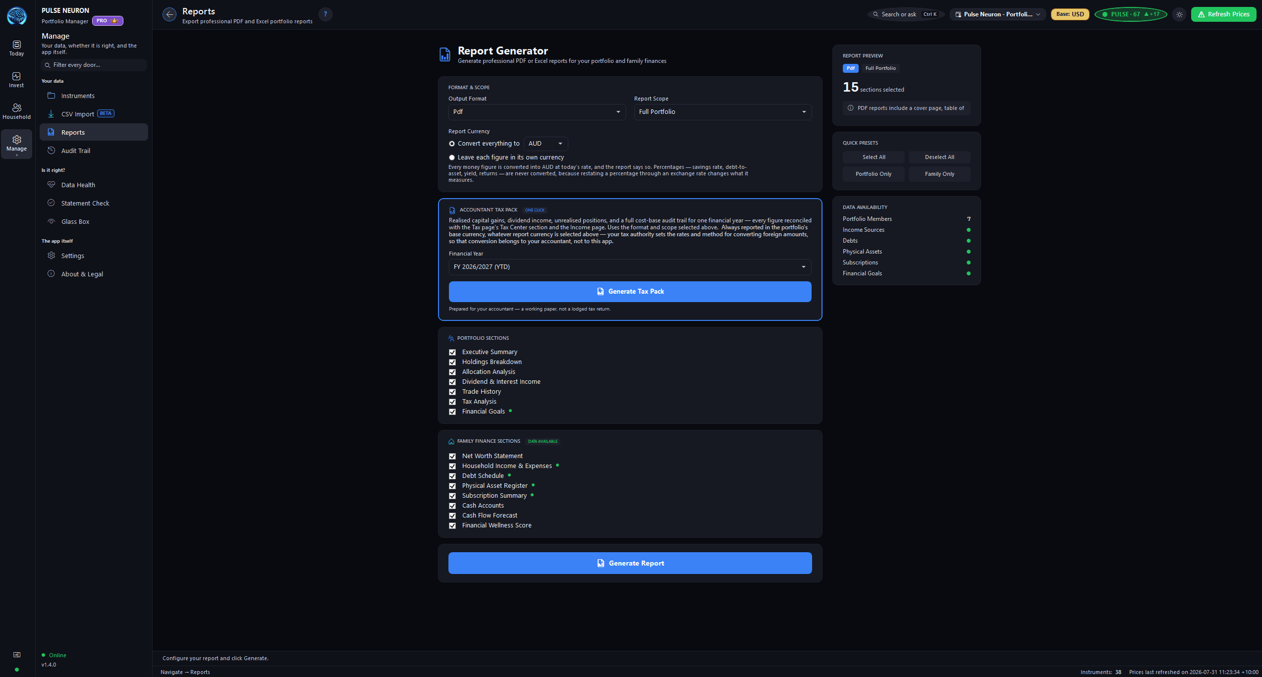 Report Generator